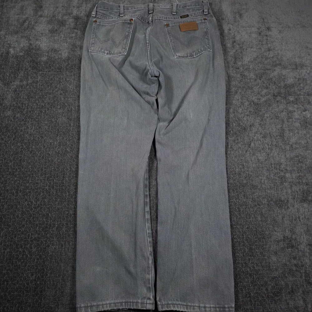 Wrangler Cowboy Cut 13MWZCG Gray Faded Straight Leg Jeans Mens 34x30